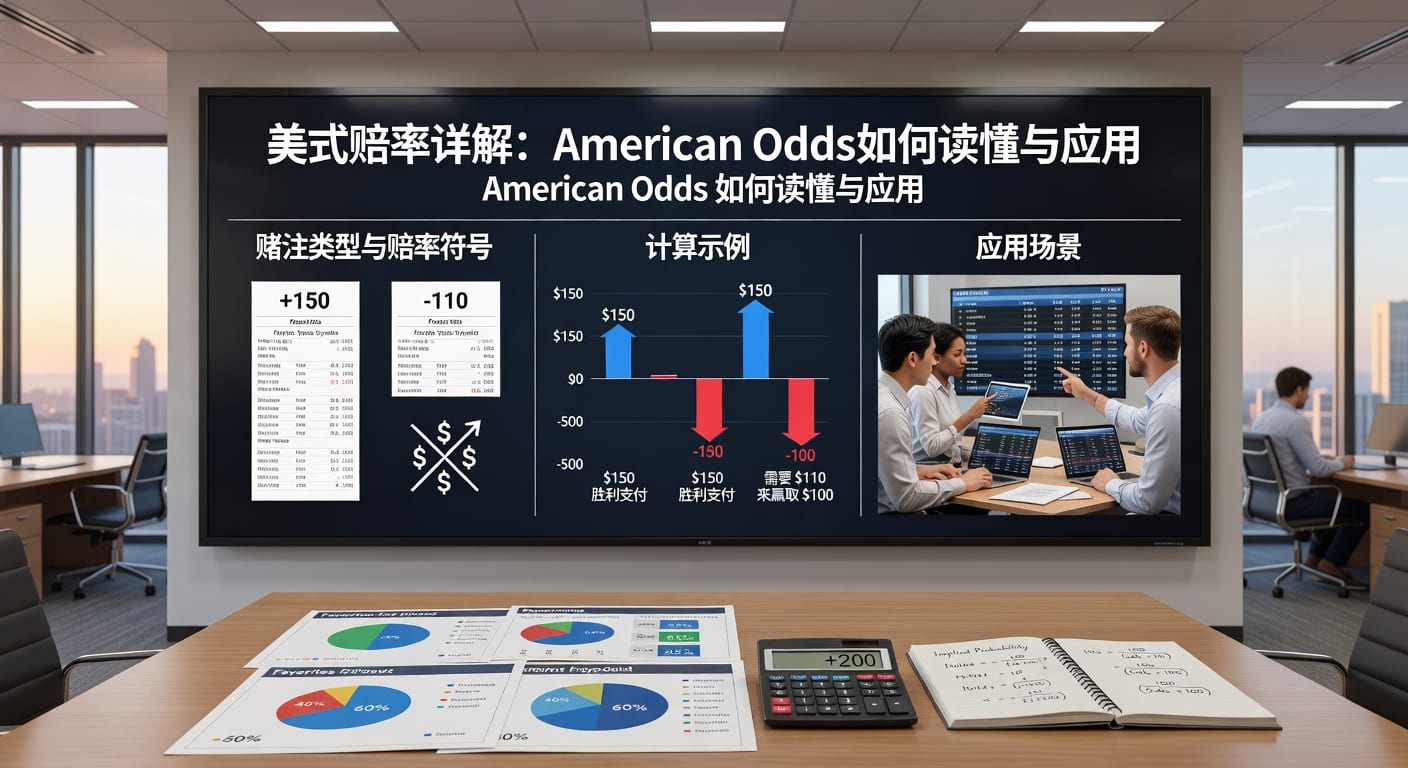 美式赔率 american odds 换算与看盘全解