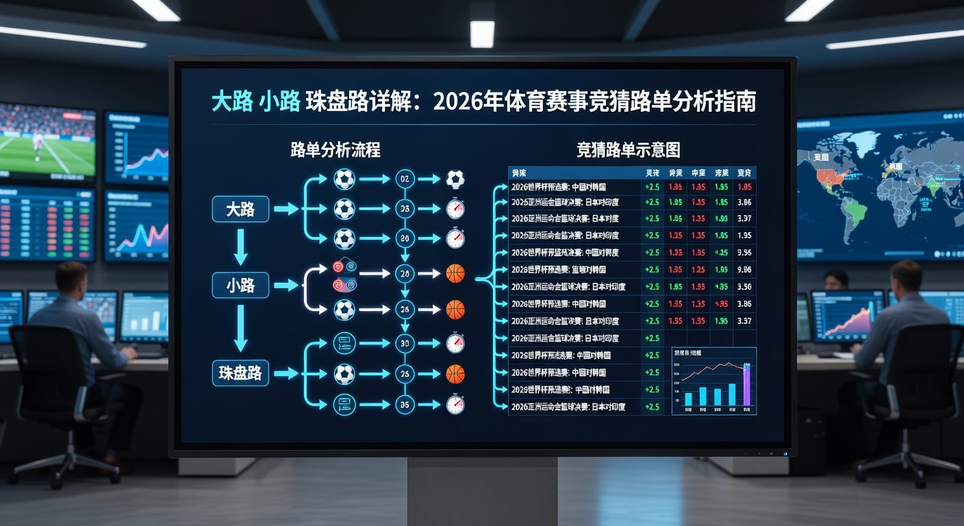 大路 小路 珠盘路：体育判断与路线分析