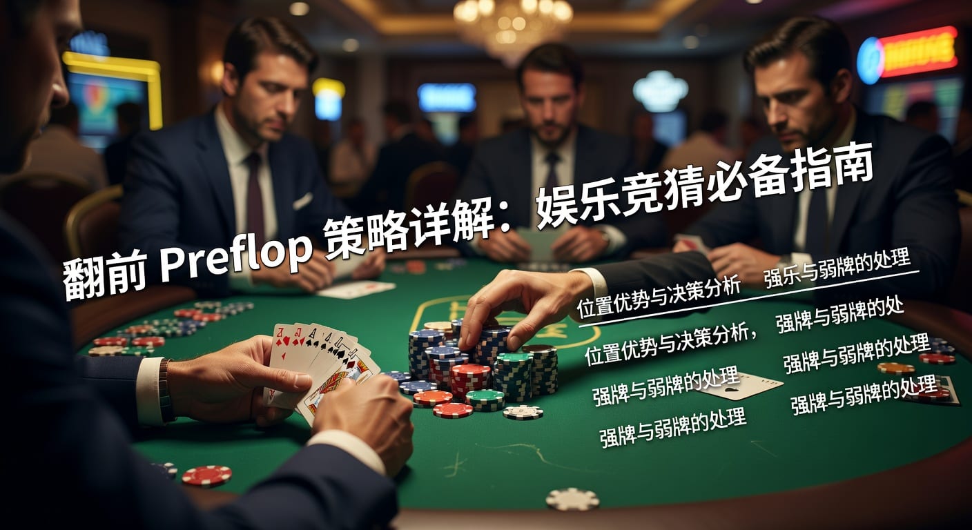 翻前 preflop 起手牌决策与投注技巧解析