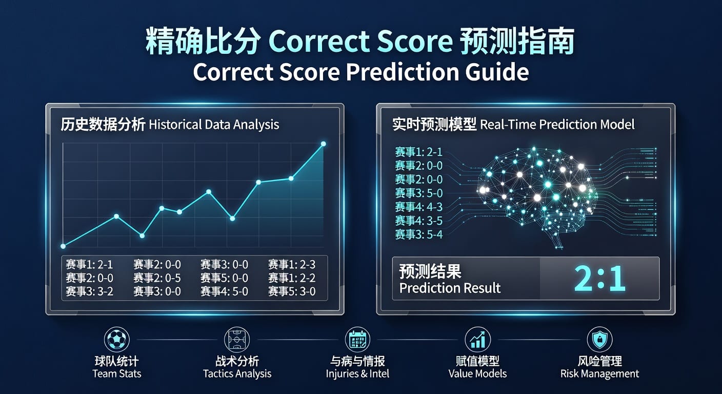 精确比分 correct score 赛前判断与投注技巧